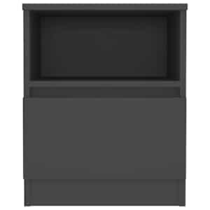 vidaXL Nattbord gr&aring; 40x40x50 cm konstruert tre