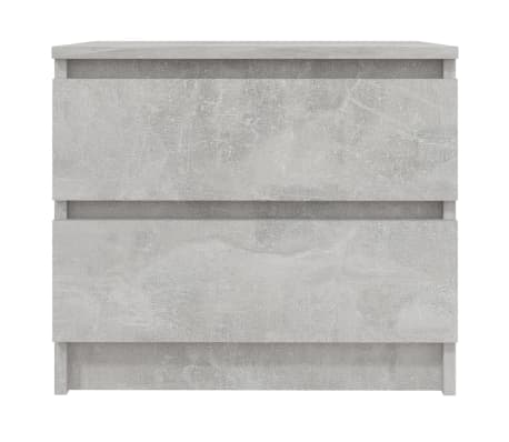 vidaXL Noční stolek betonově šedý 50 x 39 x 43,5 cm kompozitní dřevo