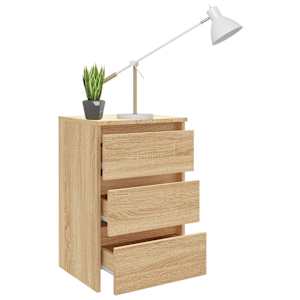 Noční stolek sonoma dub 40 x 35 x 62,5 cm kompozitní dřevo - obrázek 6
