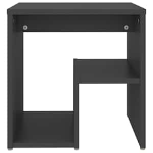 vidaXL Nattbord gr&aring; 40x30x40 cm konstruert tre