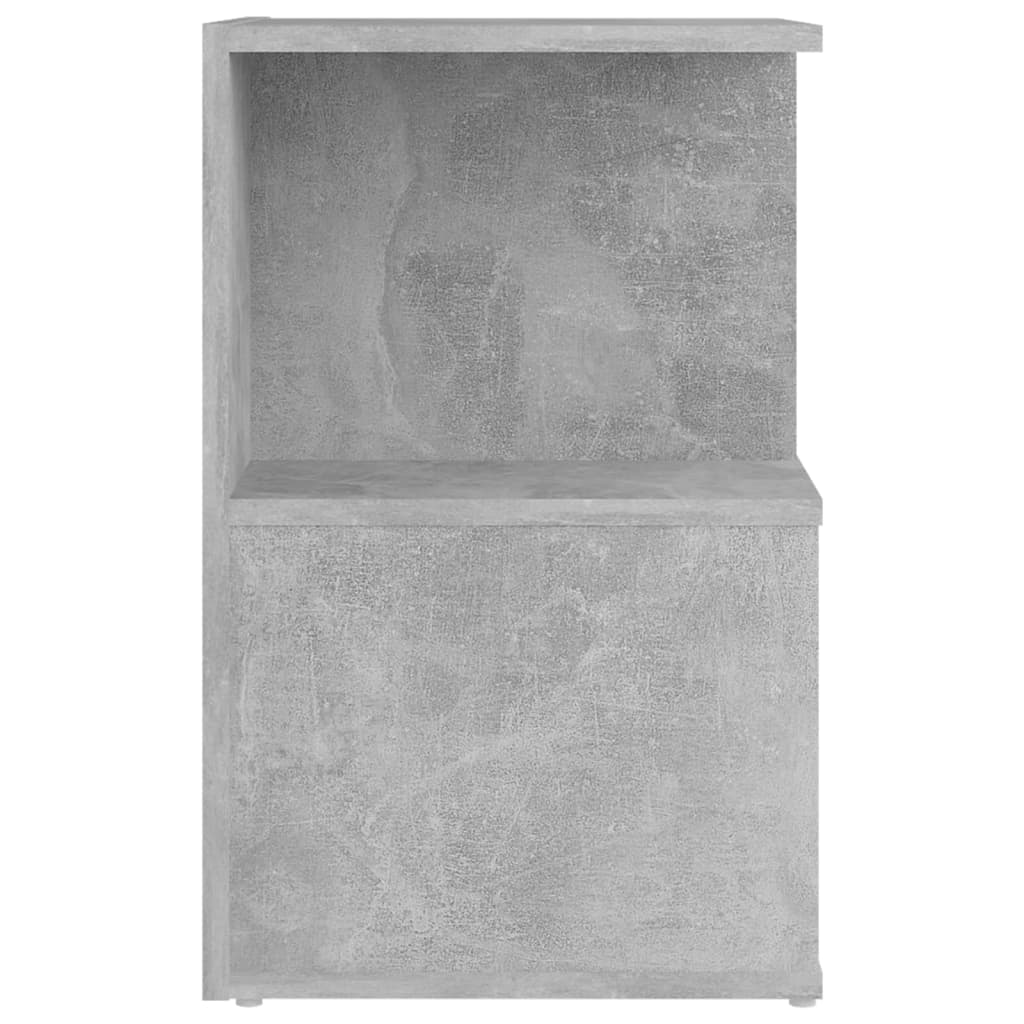  Nočný stolík, betónovo sivý 35x35x55 cm, kompozitné drevo