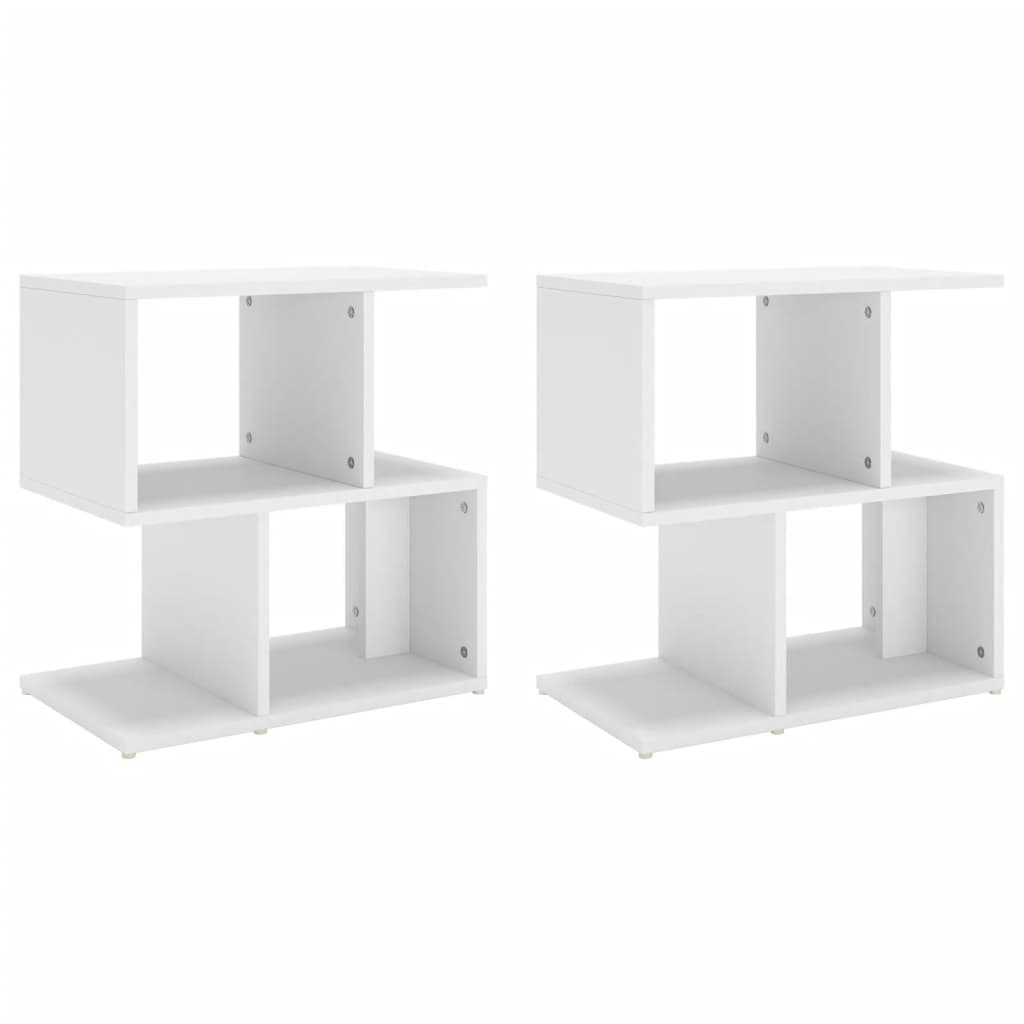 vidaXL Noční stolky 2 ks bílé 50 x 30 x 51,5 cm kompozitní dřevo