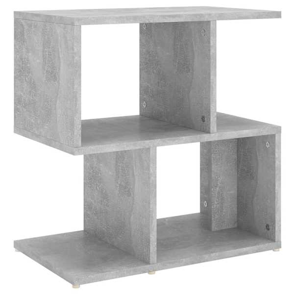 vidaXL &ouml;&ouml;kapp, betoonhall, 50 x 30 x 51,5 cm, tehispuit