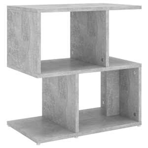 Noční stolek betonově šedý 50 x 30 x 51,5 cm kompozitní dřevo - obrázek 2