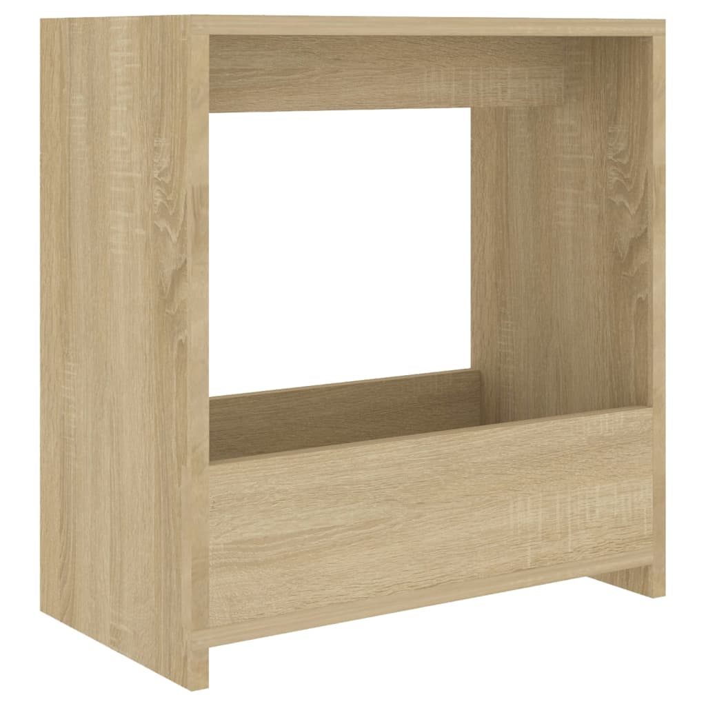 

vidaXL Side Table Sonoma Oak 19.7"x10.2"x19.7" Engineered Wood