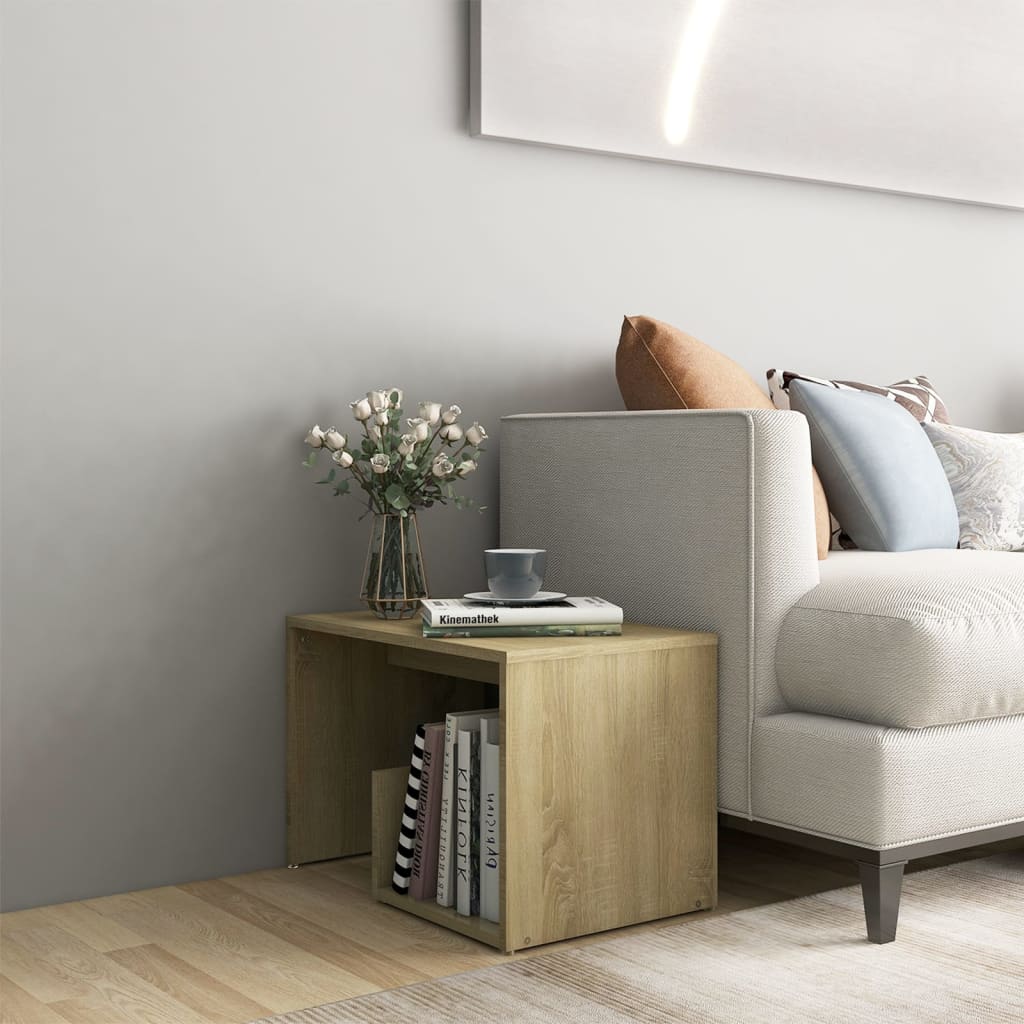 vidaXL Stolik, d�b sonoma, 59x36x38 cm, materia� drewnopochodny
