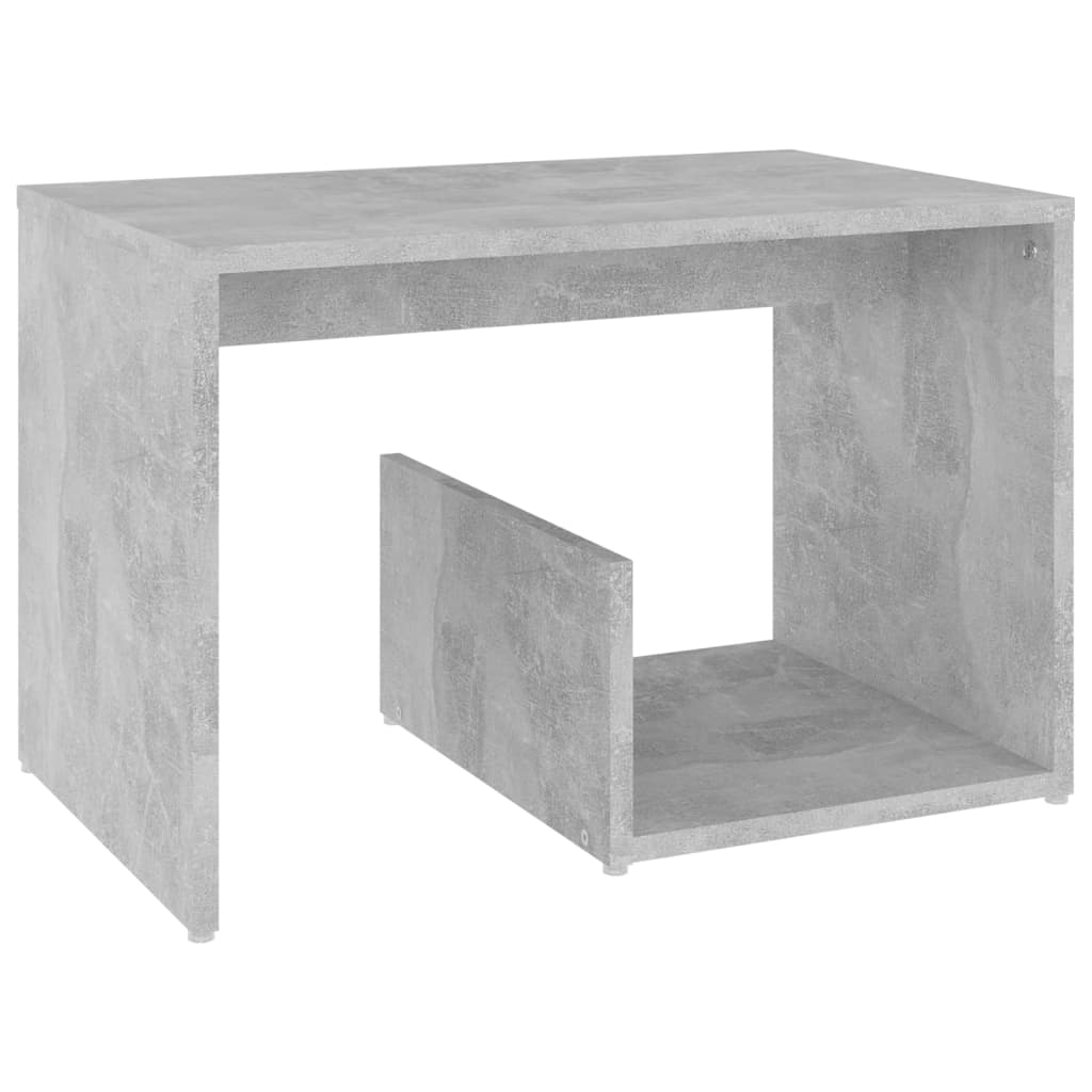 

vidaXL Side Table Concrete Gray 23.2"x14.1"x14.9" Chipboard