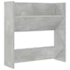 vidaXL seina kingakapp, betoonhall, 60 x 18 x 60 cm, puitlaastplaat