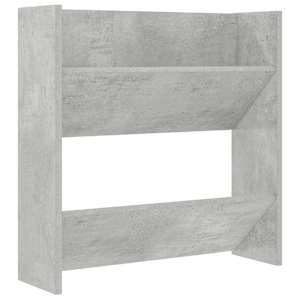 vidaXL seina kingakapp, betoonhall, 60 x 18 x 60 cm, puitlaastplaat