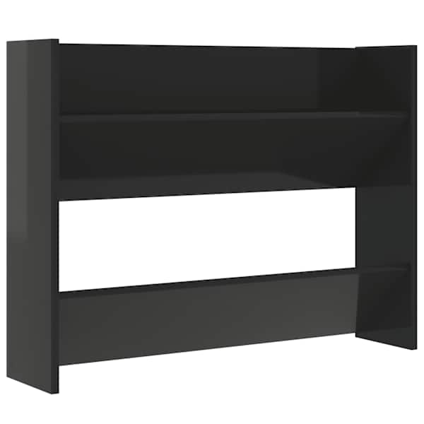 vidaXL seina kingakapp, must, 80 x 18 x 60 cm, tehispuit