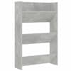 vidaXL seina kingakapp, betoonhall, 60 x 18 x 90 cm, puitlaastplaat