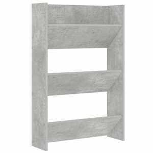 vidaXL seina kingakapp, betoonhall, 60 x 18 x 90 cm, puitlaastplaat