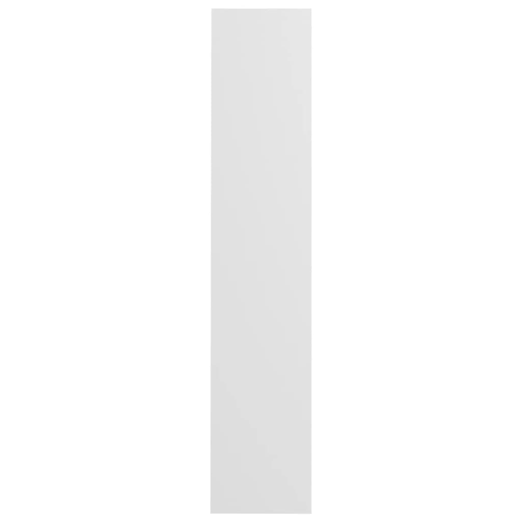 fehér forgácslap fali cipősszekrény 80 x 18 x 90 cm