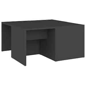 vidaXL kohvilaud 4 tk, hall, 33 x 33 x 33 cm, tehispuit