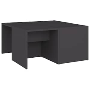 Konferenční stolky 4 ks šedé 33 x 33 x 33 cm dřevotříska - obrázek 2