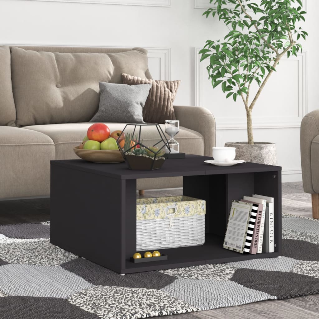 vidaXL Sohvapöydät 4 kpl harmaa 33x33x33 cm tekninen puu