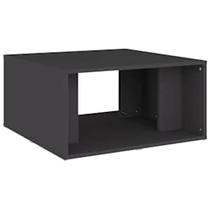 Konferenční stolky 4 ks šedé 33 x 33 x 33 cm dřevotříska - obrázek 5