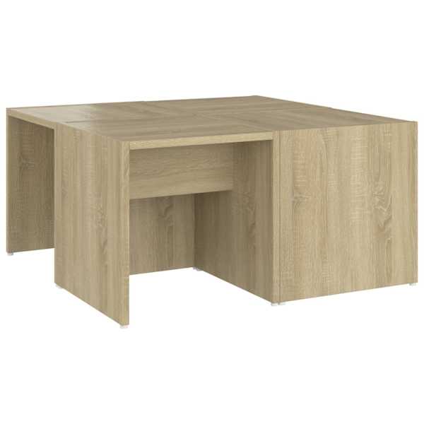vidaXL kohvilaud 4 tk, Sonoma tamm, 33 x 33 x 33 cm, tehispuit