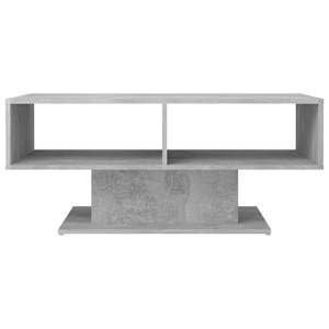Konferenční stolek betonově šedý 103,5x50x44,5 cm dřevotříska - obrázek 3