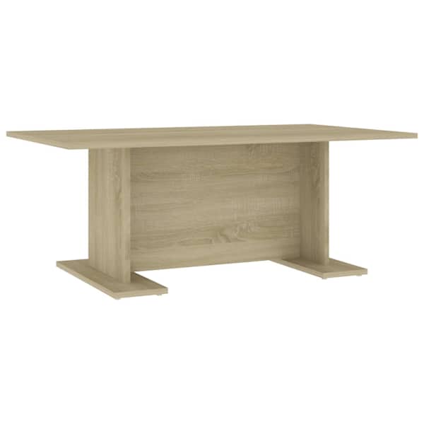 vidaXL kohvilaud,valge ja Sonoma tamm 103,5x60x40 cm puitlaastplaat