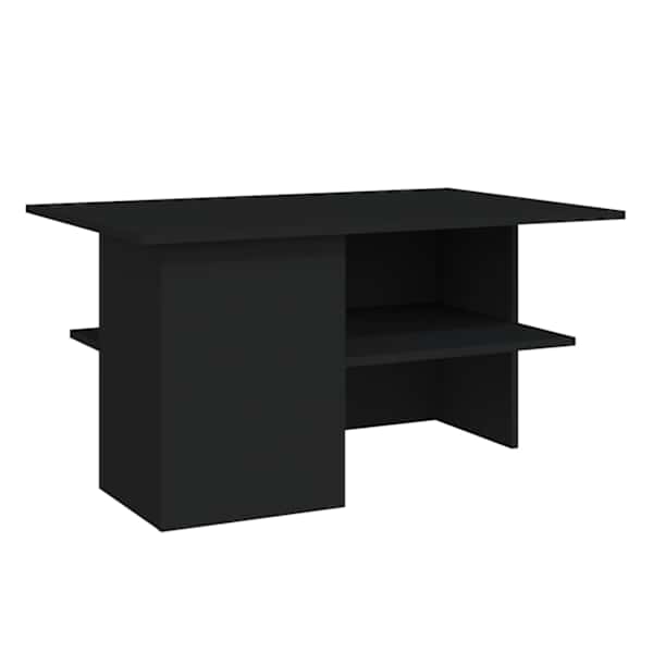 vidaXL kohvilaud, must, 90x60x46,5 cm, puitlaastplaat