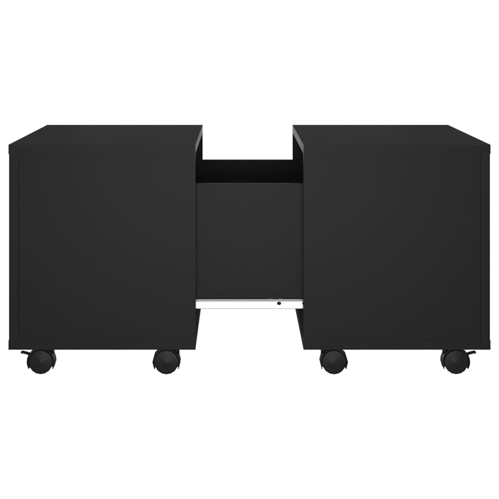  Konferenčný stolík čierny 60x60x38 cm drevotrieska