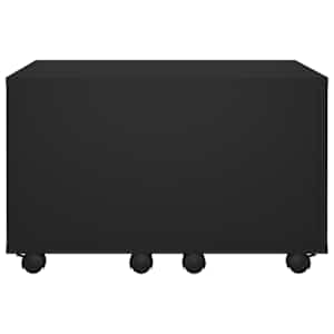 Konferenční stolek černý 60 x 60 x 38 cm kompozitní dřevo - obrázek 5