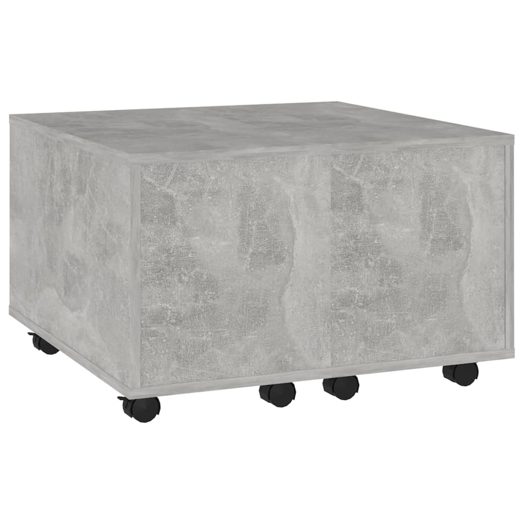 

vidaXL Salontafel 60x60x38 cm spaanplaat betongrijs