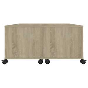Konferenční stolek dub sonoma 75 x 75 x 38 cm dřevotříska - obrázek 6