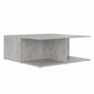 Konferenční stolek betonově šedý 80 x 80 x 31 cm dřevotříska - obrázek 6
