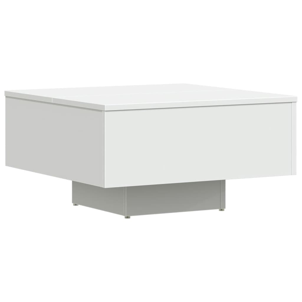 Image of vidaXL Coffee Table White 60x60x31.5 cm Engineered Wood