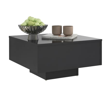 vidaXL Coffee Table Grey 60x60x31.5 cm Engineered Wood