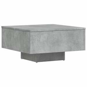 Konferenční stolek betonově šedý 60x60x31,5 cm kompozitní dřevo - obrázek 2