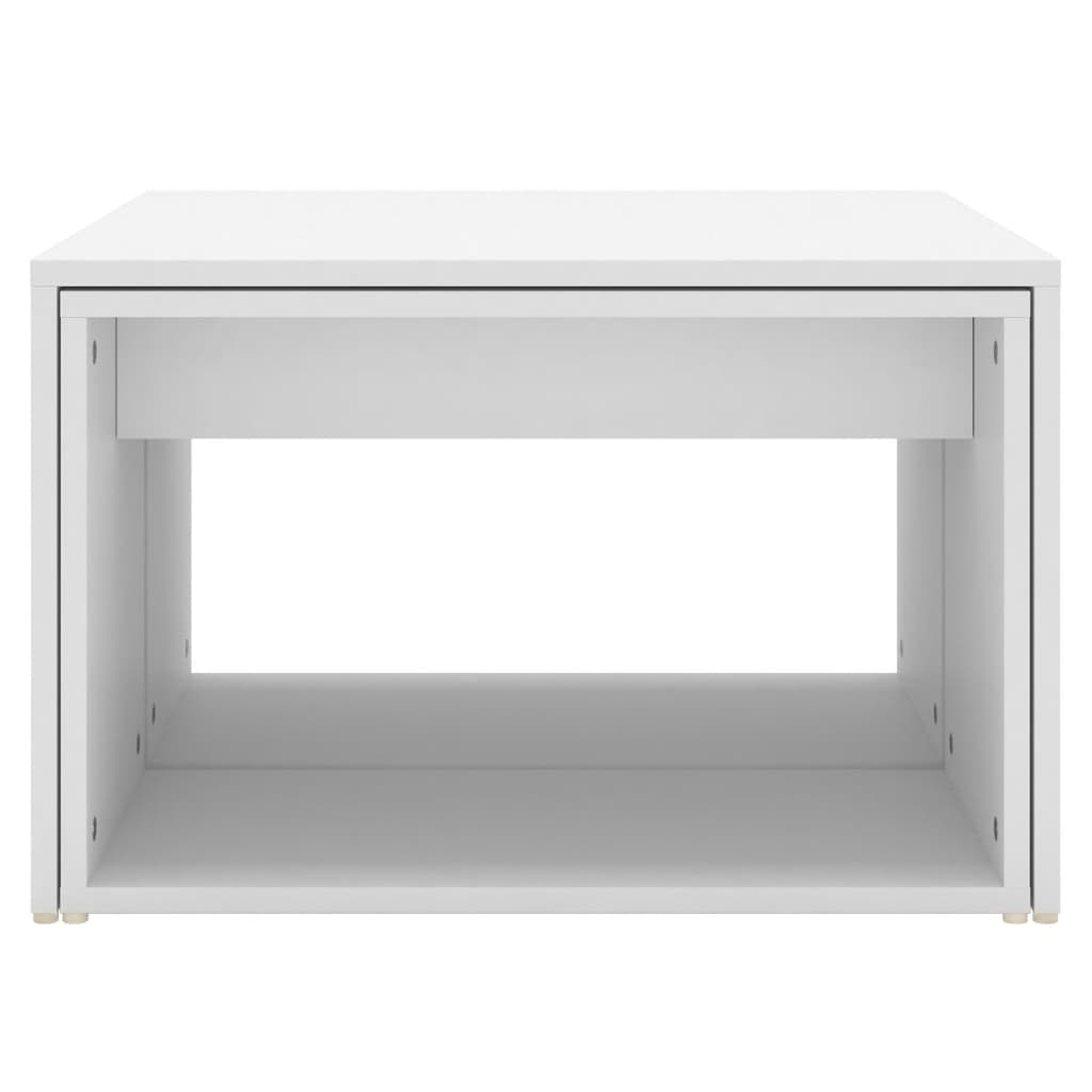 

vidaXL 3-delige Salontafelset 60x60x38 cm bewerkt hout wit