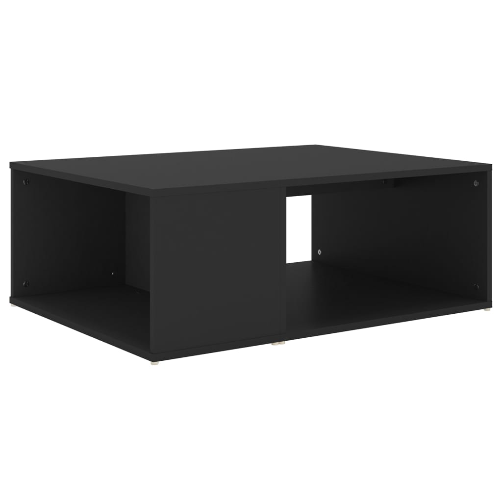 Image of vidaXL Coffee Table Black 90x67x33 cm Engineered Wood