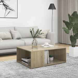 Konferenční stolek dub sonoma 90 x 67 x 33 cm kompozitní dřevo - obrázek 1