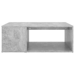 vidaXL Salontafel 90x67x33 cm bewerkt hout betongrijs