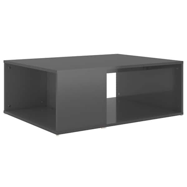 vidaXL kohvilaud, k&otilde;rgl&auml;ikega hall, 90 x 67 x 33 cm, puitlaastplaat
