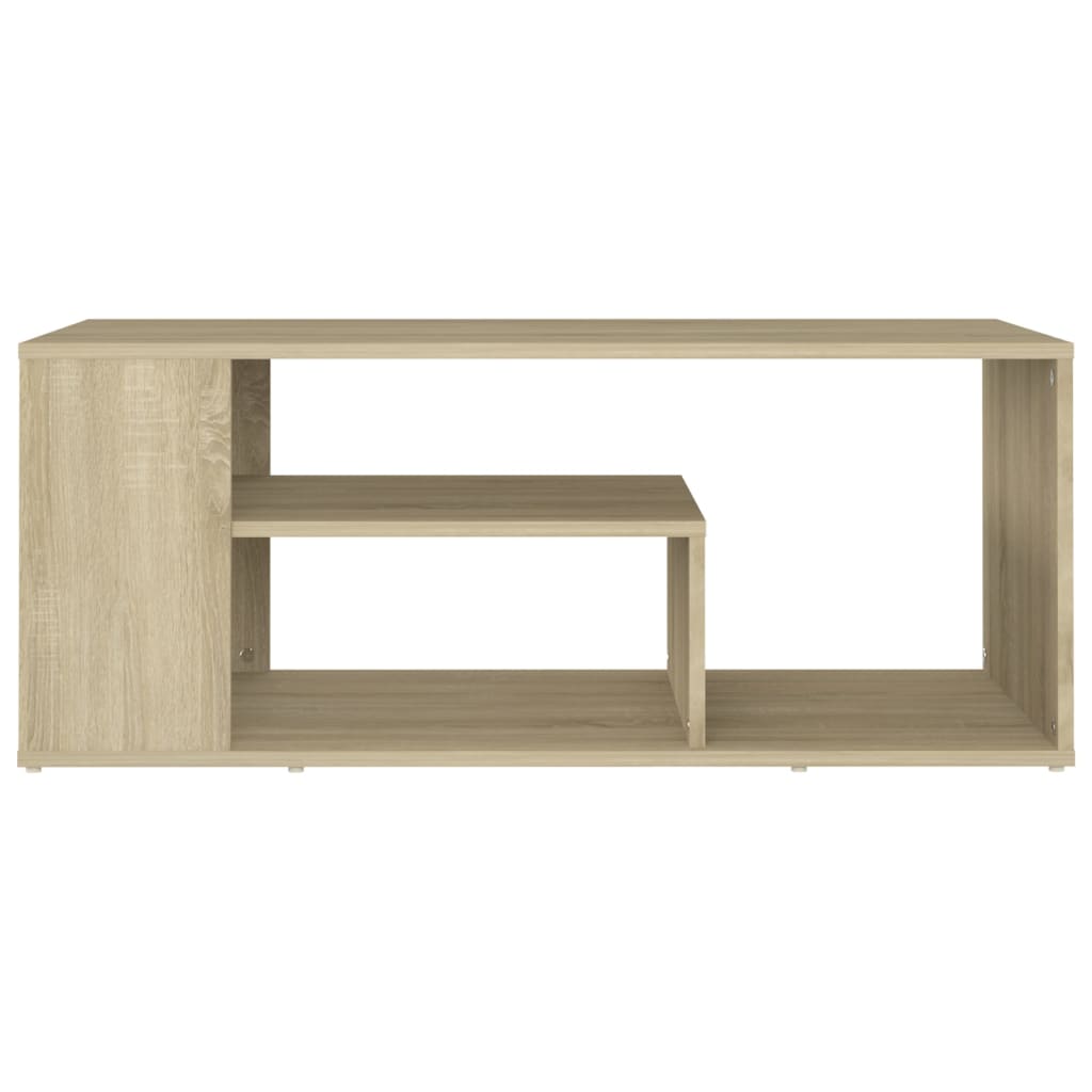 vidaXL Coffee Table Sonoma Oak 39.4"x19.7"x15.7" Chipboard