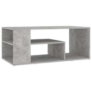 Konferenční stolek betonově šedý 100x50x40 cm kompozitní dřevo - obrázek 2
