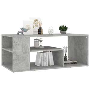Konferenční stolek betonově šedý 100x50x40 cm kompozitní dřevo - obrázek 3