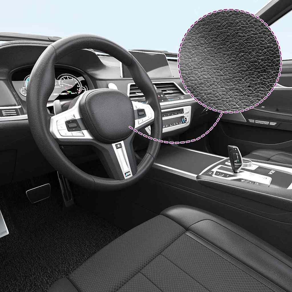 Fólia na automobily matná čierna 100x150 cm 210699