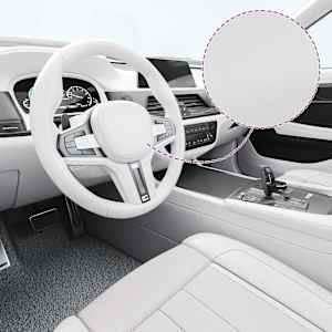 Folija za avto mat bela 100x150 cm