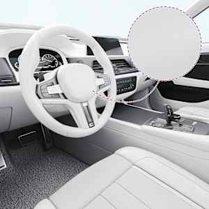 Folija za avto 2 kosa mat bela 100x150 cm + 50x150 cm