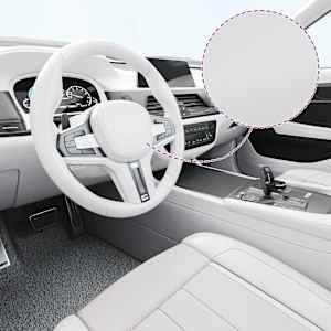 Folija za avto 2 kosa mat bela 100x150 cm