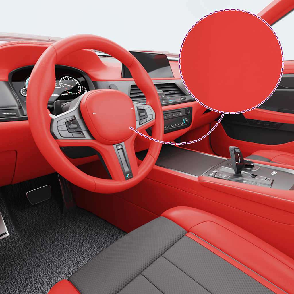 Fólia na automobily 2 ks matná červená 100x150 cm+50x150 cm 210709