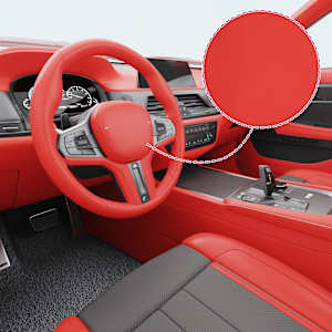 Folija za avto 2 kosa mat rdeča 100x150 cm + 50x150 cm