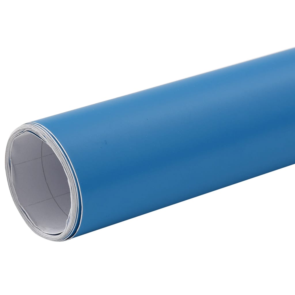 vidaXL Autofolien 2 Stk. Matt-Blau 100x150 cm+50x150 cm