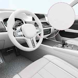 Folija za avto 2 kosa 3D bela 100x150 cm