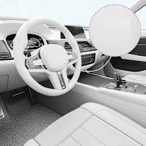 Folija za avto 4D bela 100x150 cm